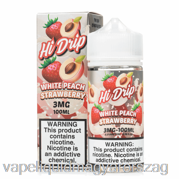 Fehér Barack Eper - Hi-drip - 100 Ml 6 Mg Vape E Cigi